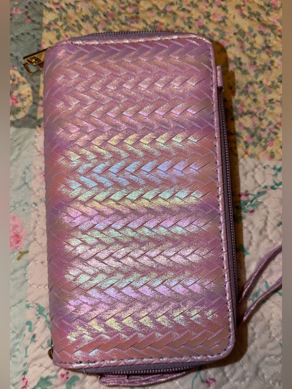 Iridescent Pink Women’s Wallet Clutch